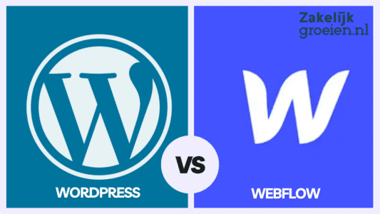 webflow vs wordpress - website maken in wordpress